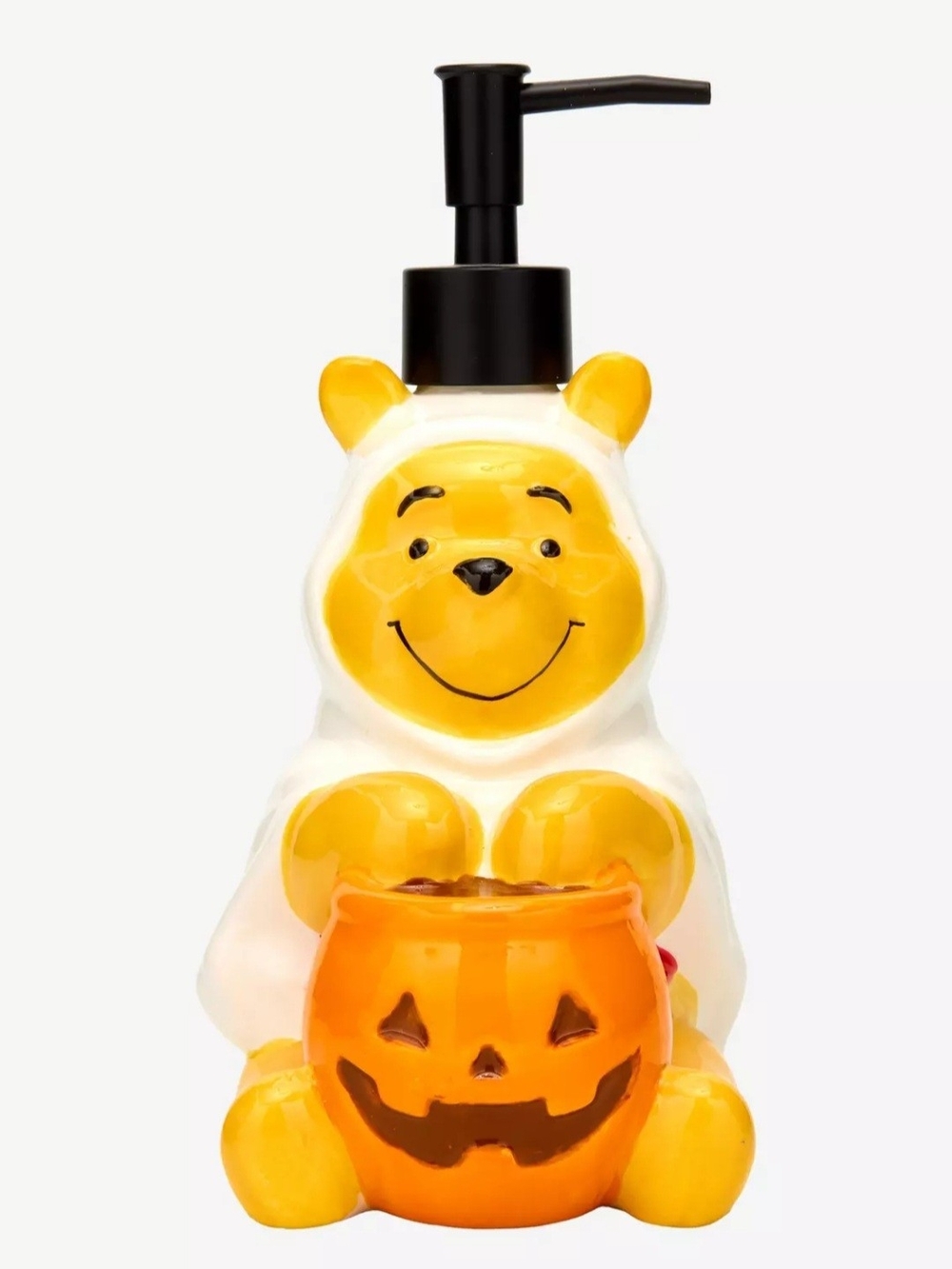 NWT Disney Winnie the Pooh Ghost Pooh Bear Soap Pump Zrike Brands Halloween 🎃